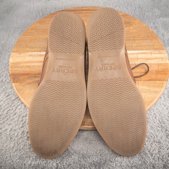 Sperry Newman Chukka Water-resistant Leather Boots Tan Brown 9 M Top Sider - Picture 7 of 9